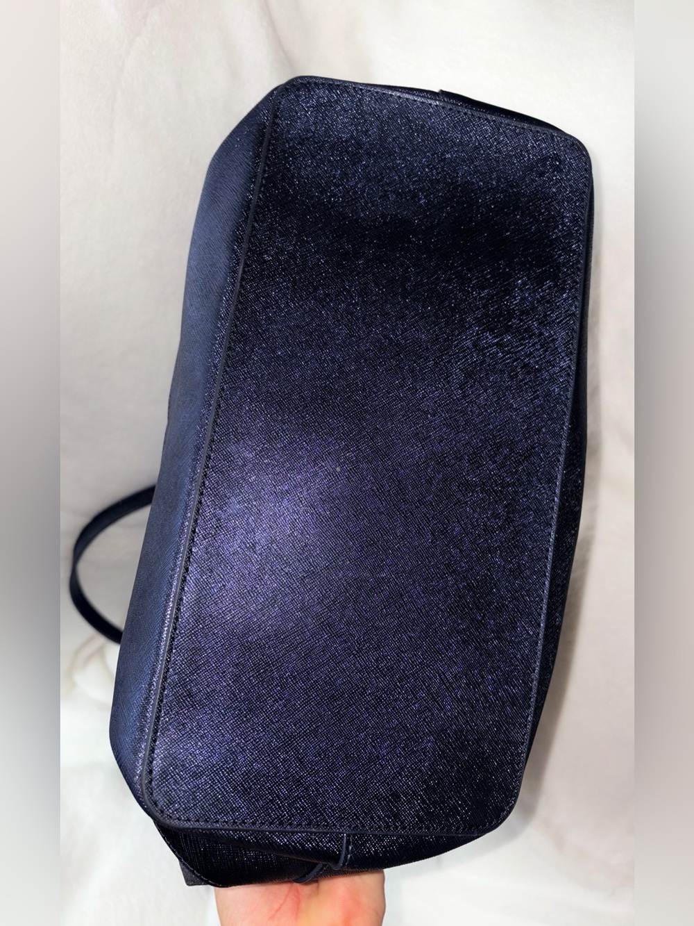 Kate Spade Lola Glitter Tote Dusk Navy - Picture 5 of 10